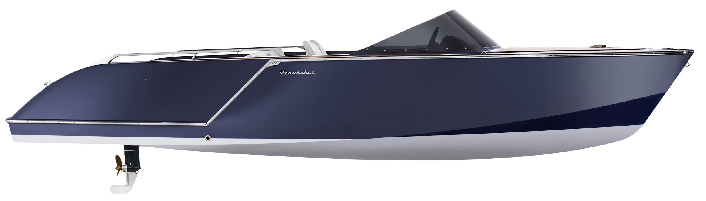 Frauscher Elektroboot in der Boat Lounge Berlin